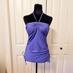 ELIANA swimwear 2 Piece Set  Bikini Top and Bottom Purple SZ 10